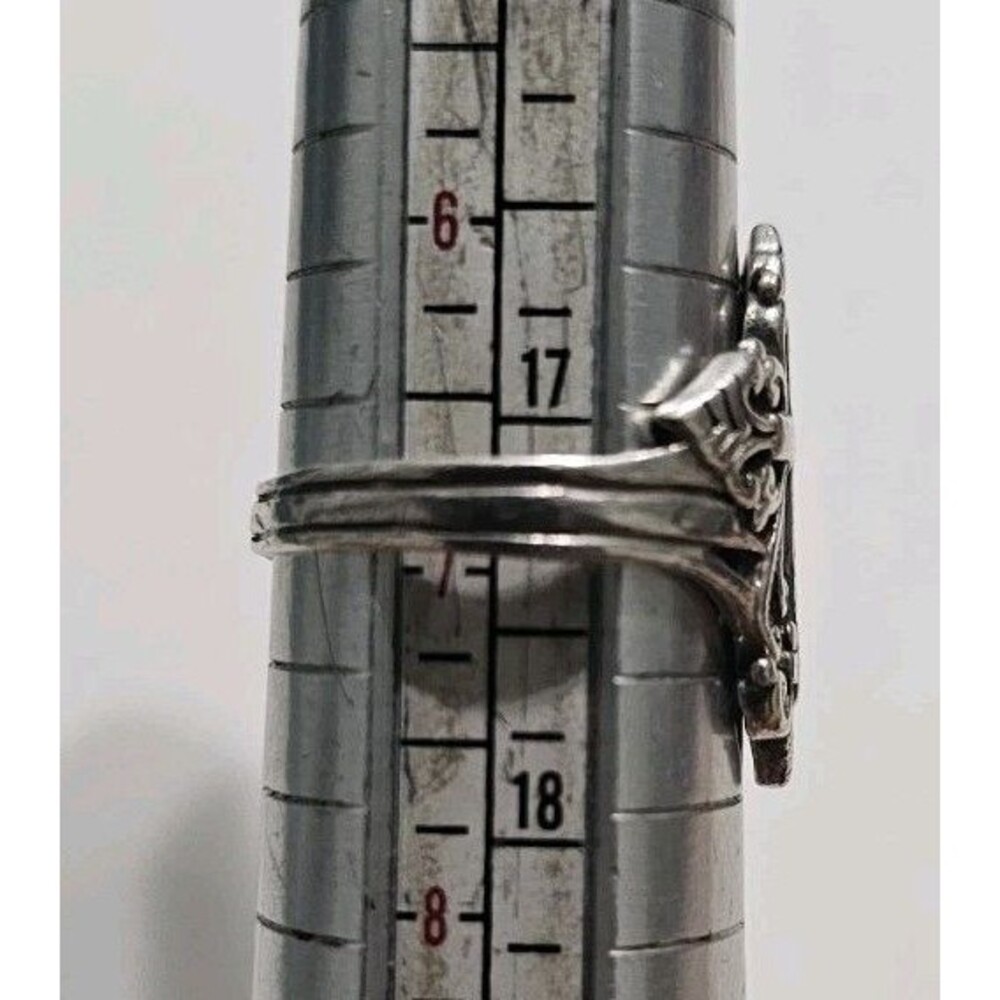 Sterling Silver 925 Cross Ring Size 7 - Picture 10 of 10